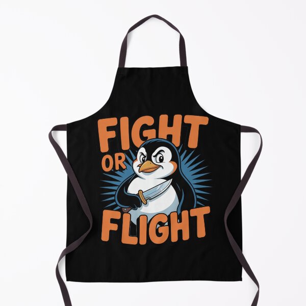Item preview, fight or flight - meme penguin designed and sold by EnchantedOwl.