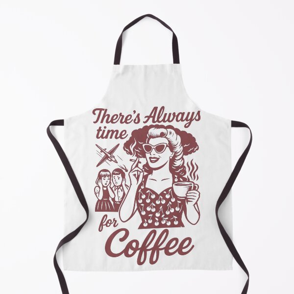 Item preview, There's Always Time for Coffee - 50's Glamour Pinup Coffee Lover designed and sold by Thehatinthecat.