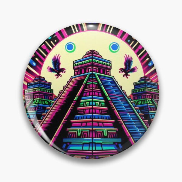 Item preview, Ancient aztek pyramids  designed and sold by Dogandesighn.