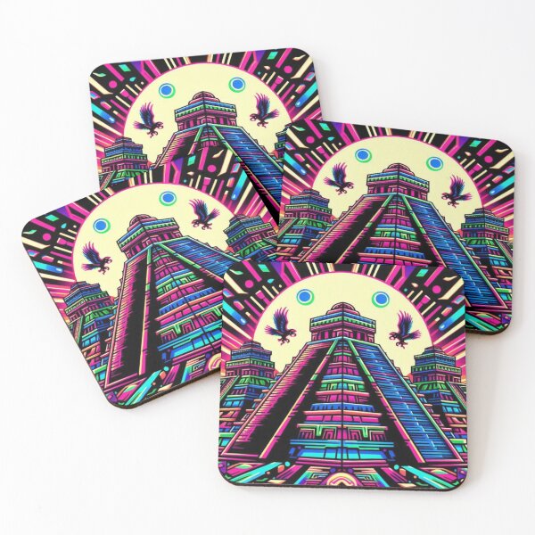 Item preview, Ancient aztek pyramids  designed and sold by Dogandesighn.