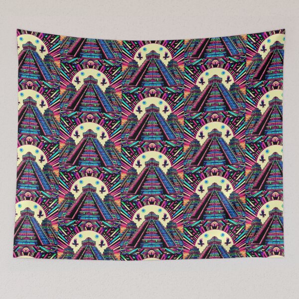 Item preview, Ancient aztek pyramids  designed and sold by Dogandesighn.