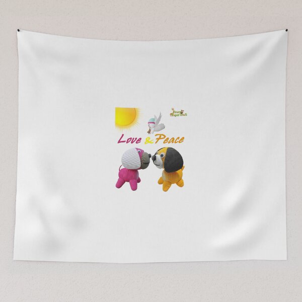 Item preview, Love & Peace designed and sold by CrazyPaperCraft.