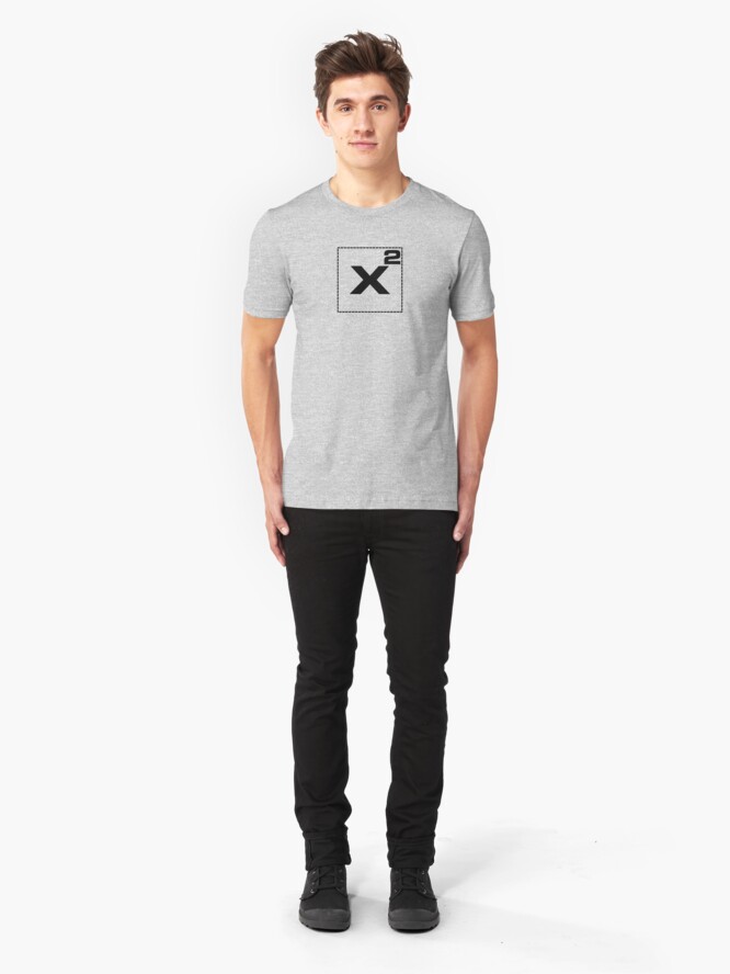 Alternate view of Squared (Black) Slim Fit T-Shirt