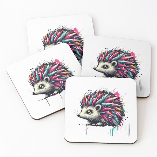 Item preview, Color Splash Hedgehog – Urban Graffiti Style designed and sold by Simon Widhopf.