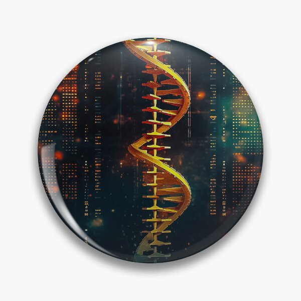 Item preview, Futuristic DNA Strand Glowing Science Art designed and sold by Amanda's Factory.