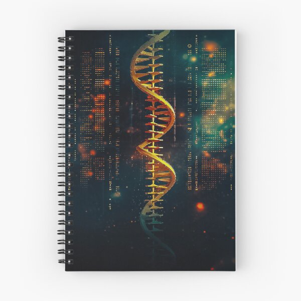 Item preview, Futuristic DNA Strand Glowing Science Art designed and sold by Amanda's Factory.