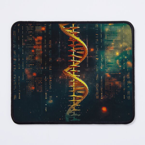 Item preview, Futuristic DNA Strand Glowing Science Art designed and sold by Amanda's Factory.