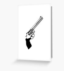 Revolver Greeting Card