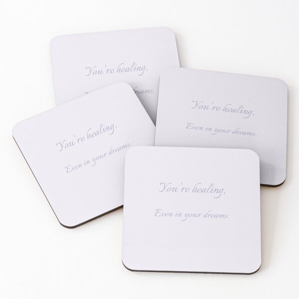 Item preview, You’re healing, even in your dreams – dreamy soft quote print designed and sold by KWkindwaves.