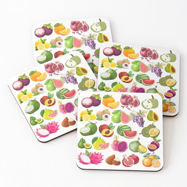 Item preview, Tropical Fruit Mix – Vibrant Digital Illustration Set designed and sold by Quirk & Calm Studio.
