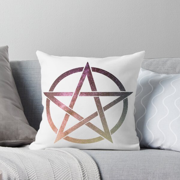 Item preview, Mystic Galaxy Pentagram | Witchy Purple Pink Pentacle Symbol on White designed and sold by MysticMagpie.