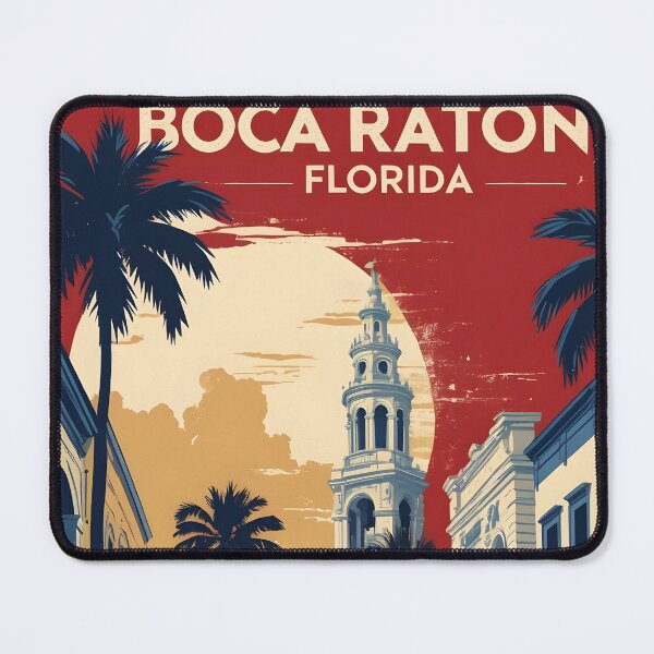 Item preview, Boca Raton Florida 1950s USA Vintage Travel Tourism designed and sold by TravelersGems.