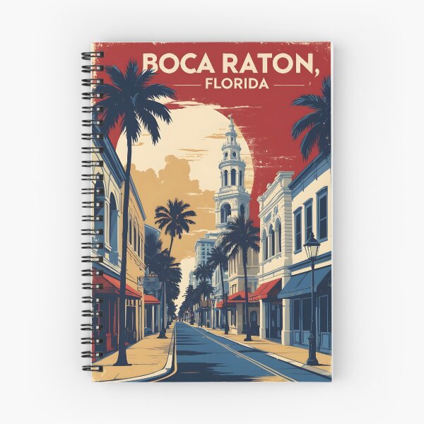 Item preview, Boca Raton Florida 1950s USA Vintage Travel Tourism designed and sold by TravelersGems.