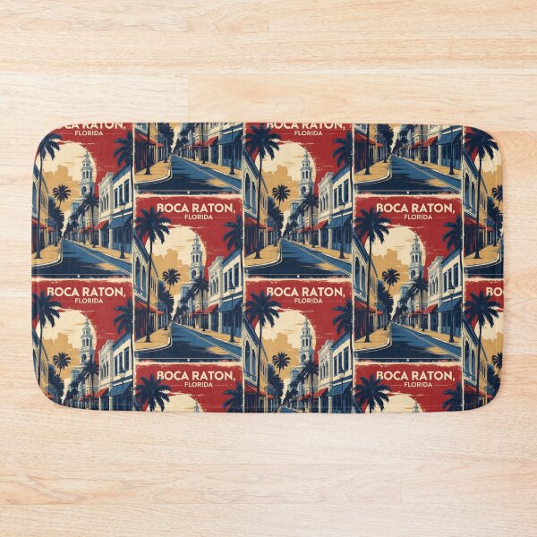 Item preview, Boca Raton Florida 1950s USA Vintage Travel Tourism designed and sold by TravelersGems.