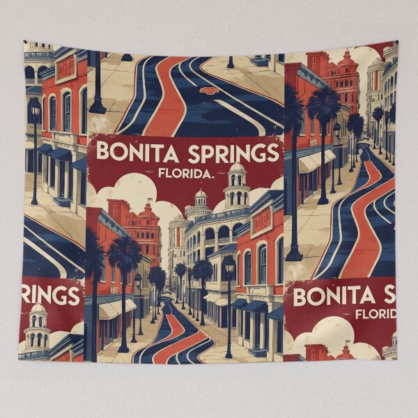 Item preview, Bonita Springs Florida 1950s USA Vintage Travel Tourism designed and sold by TravelersGems.