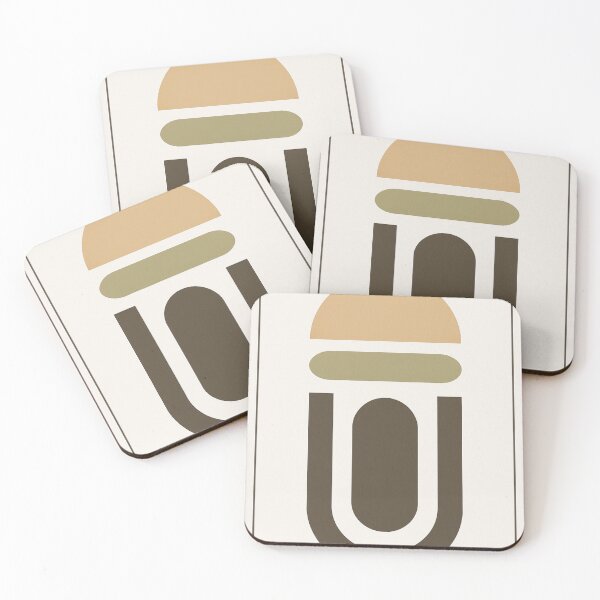 Item preview, Modern Minimalist Wall Art – Abstract Geometric Poster in Earth Tones designed and sold by DecorArts.
