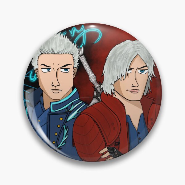 Item preview, Devil May Cry Dante & Vergil designed and sold by CrazyPizzaMan21.