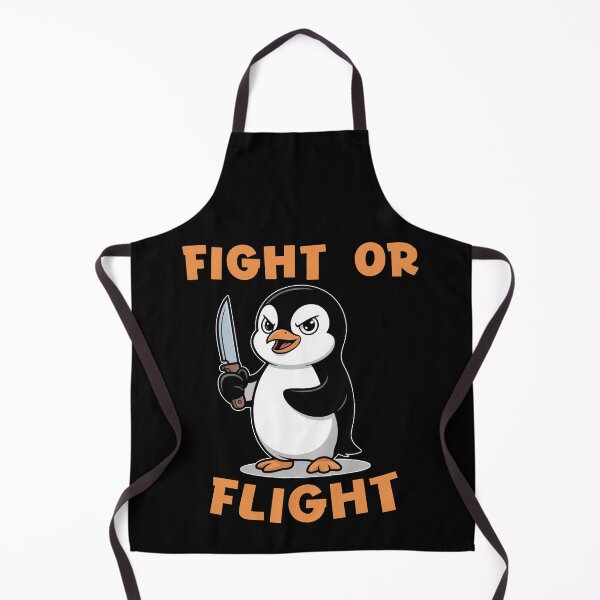 Item preview, Fight or flight - meme penguin designed and sold by EnchantedOwl.
