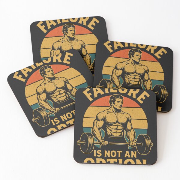 Item preview, Failure Is Not An Option Bodybuilding Shirt – Gym Motivation Vintage Fitness designed and sold by Savage Strength Co..