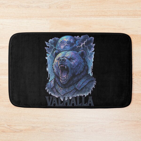 Item preview, Bear Berserker Viking Valhalla Norse Goth designed and sold by TomFrontierArt.