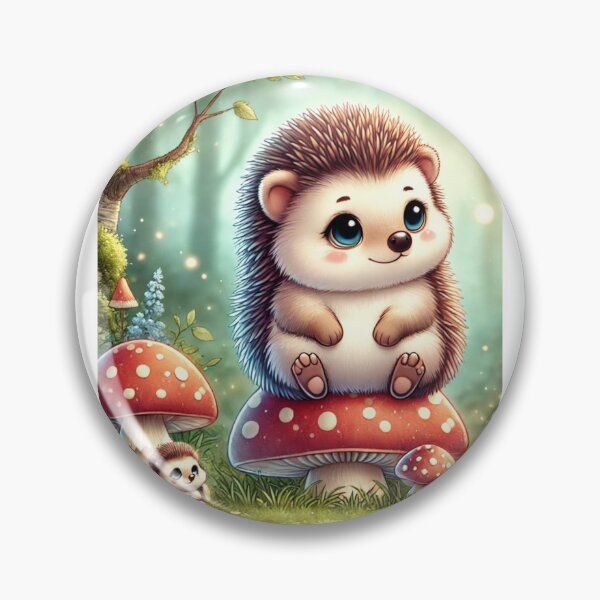 Item preview, Wald-Igel auf Fliegenpilz designed and sold by Simon Widhopf.