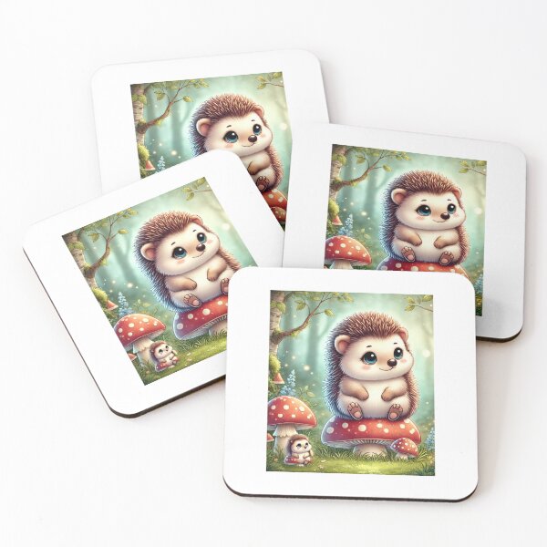 Item preview, Wald-Igel auf Fliegenpilz designed and sold by Simon Widhopf.