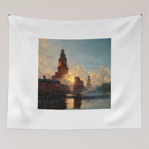 Item preview, Sunset Spires in a Steampunk Dream designed and sold by Amr Siam.