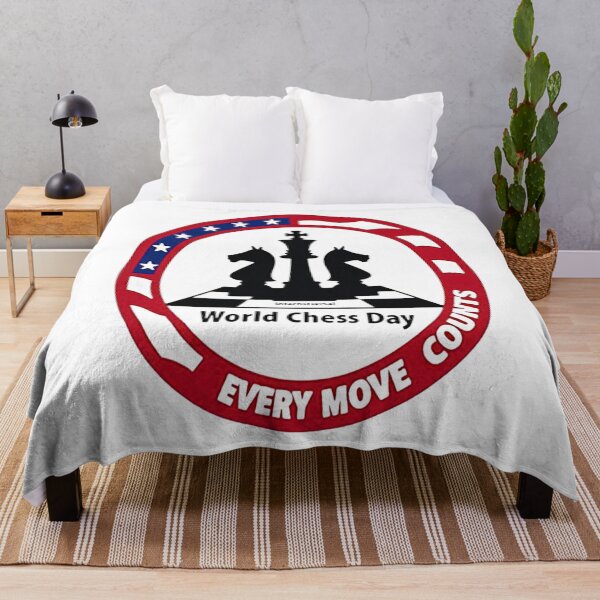 Item preview, Every Move Counts – World Chess Day Tribute designed and sold by HOUCHCREATOR.