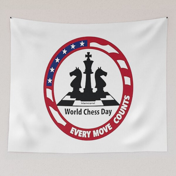 Item preview, Every Move Counts – World Chess Day Tribute designed and sold by HOUCHCREATOR.