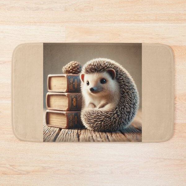 Item preview, Book Hedgehog – Cozy Reading Time designed and sold by Simon Widhopf.