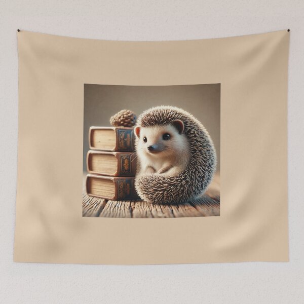 Item preview, Book Hedgehog – Cozy Reading Time designed and sold by Simon Widhopf.