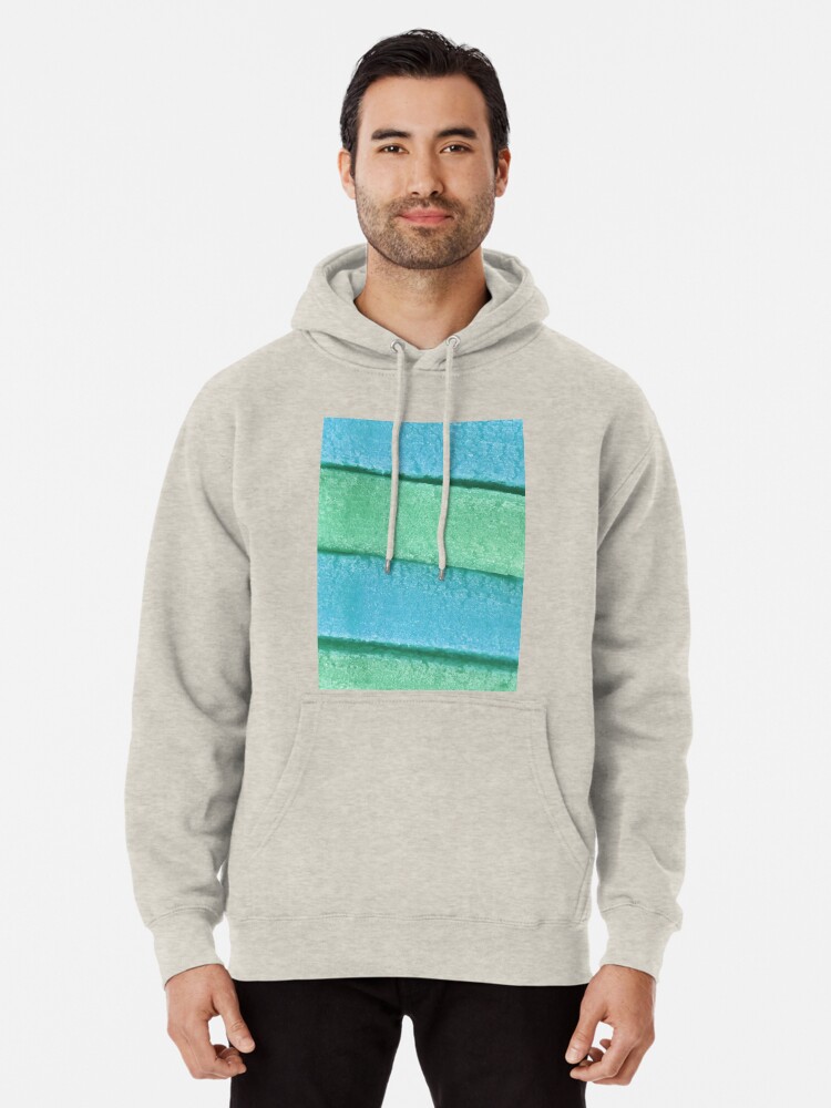 mint colored hoodie