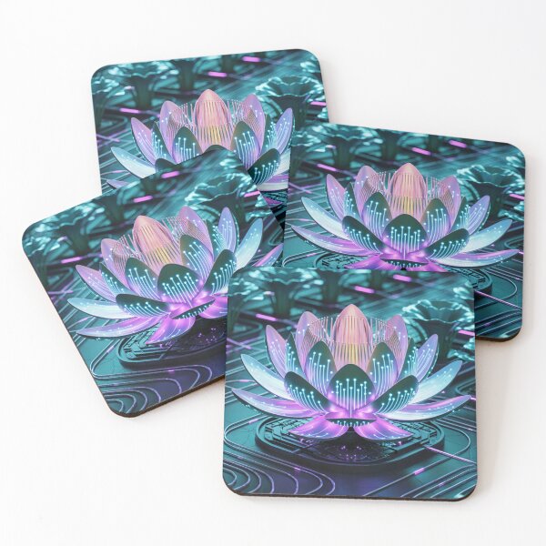 Item preview, Neon Lotus in Circuit Garden designed and sold by McVrax.