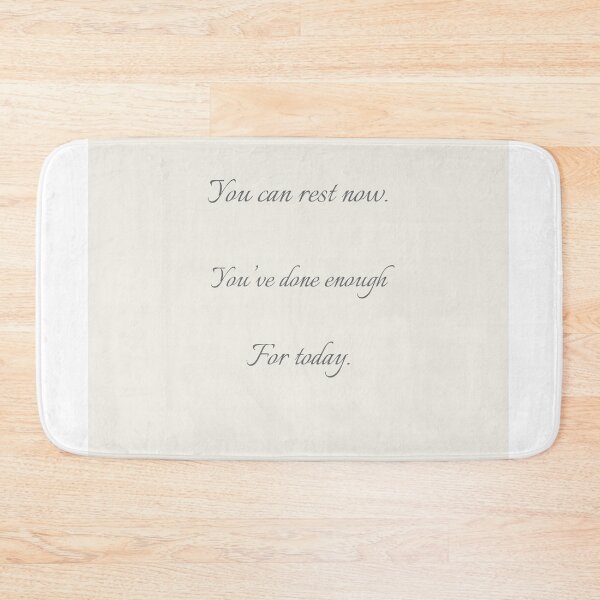 Item preview, You can rest now – gentle quote print for tired hearts designed and sold by KWkindwaves.