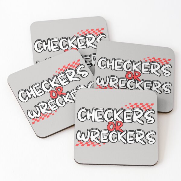 Item preview, Checkers or Wreckers! Racing with attitude!  designed and sold by Juiced Up Racing Co. .