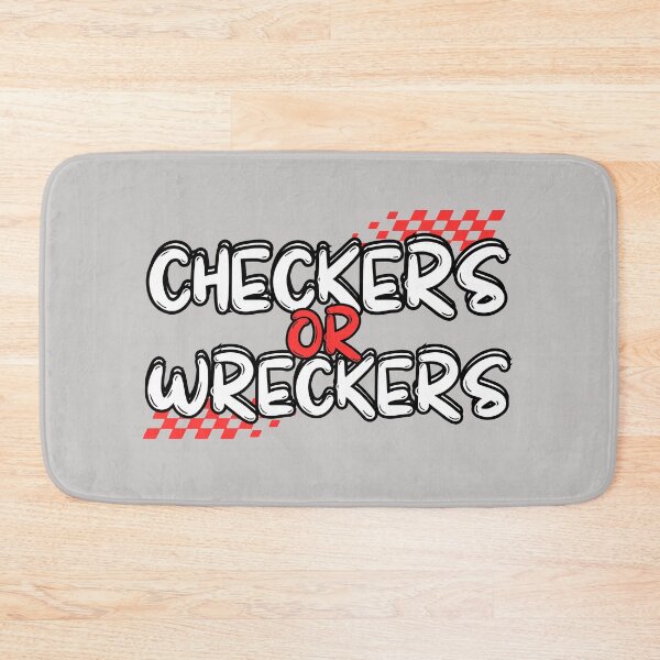 Item preview, Checkers or Wreckers! Racing with attitude!  designed and sold by Juiced Up Racing Co. .