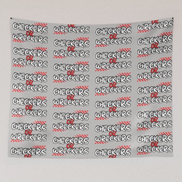 Item preview, Checkers or Wreckers! Racing with attitude!  designed and sold by Juiced Up Racing Co. .