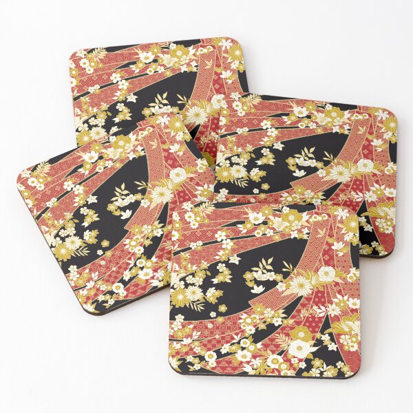 Item preview, Floral Mix Kimono Pattern designed and sold by urrin DESIGN.