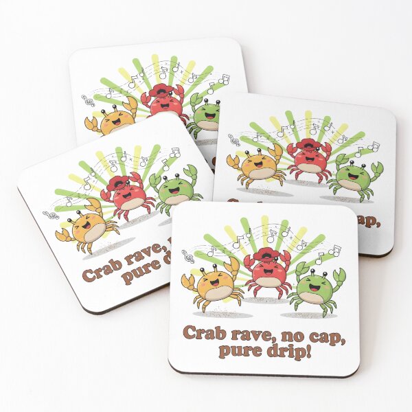 Item preview, Crab Rave Party Vibes - Dancing Crabs Music Festival Aesthetic designed and sold by AnnDesignStudio.