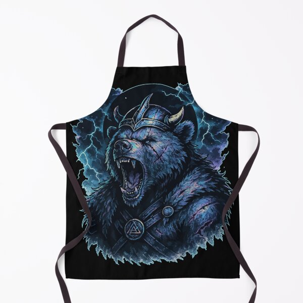 Item preview, Bear Berserker Viking Norse Goth designed and sold by TomFrontierArt.
