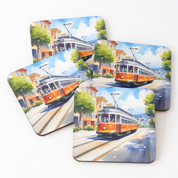 Item preview, San Francisco Cable Car designed and sold by ArtFactoryAI.