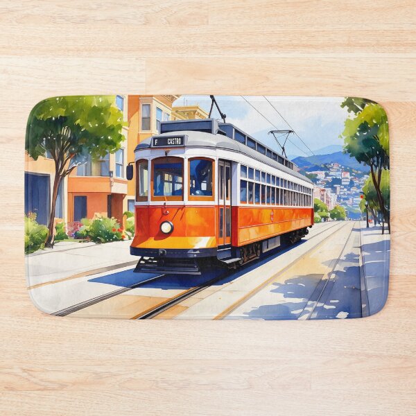 Item preview, San Francisco Cable Car designed and sold by ArtFactoryAI.