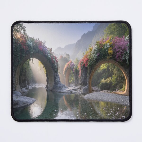 Item preview, Hidden valley with a crystal clear river  designed and sold by SilentSpirits.