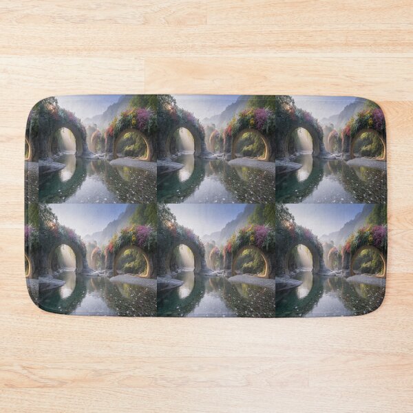 Item preview, Hidden valley with a crystal clear river  designed and sold by SilentSpirits.