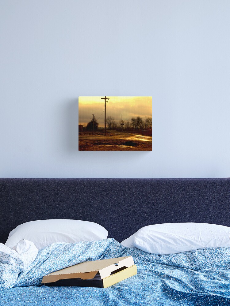 Thumbnail 1 of 3, Canvas Print, Litchfield, Illinois - Route 66 designed and sold by jdempsey.