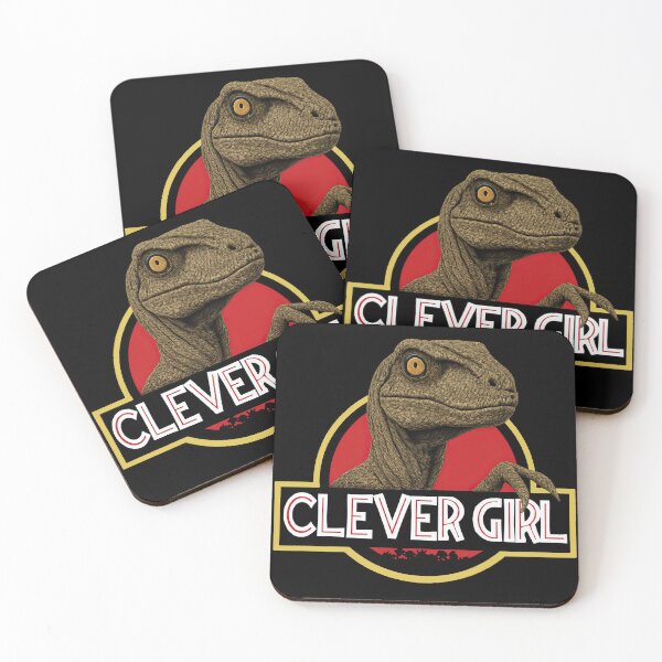 Item preview, Clever Girl Retro Velociraptor Parody Design designed and sold by SHHCreations.