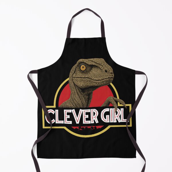 Item preview, Clever Girl Retro Velociraptor Parody Design designed and sold by SHHCreations.