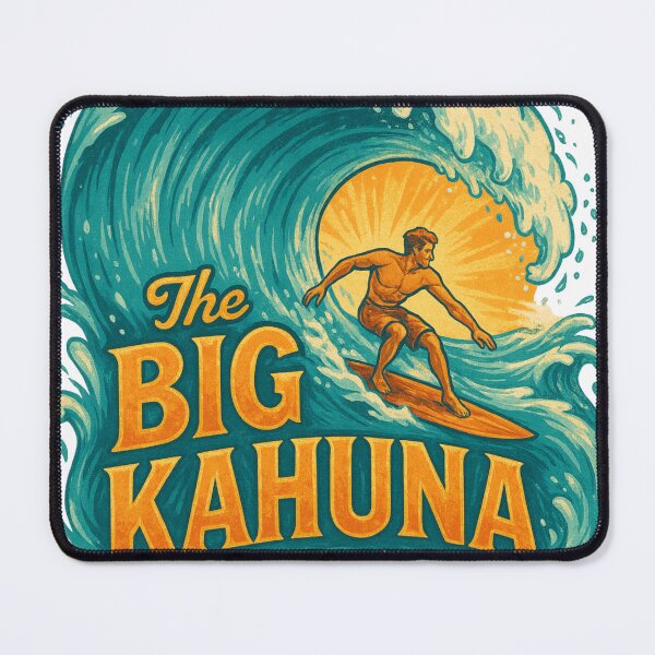 Item preview, The big kahuna surf Dude. designed and sold by The lucky Hippy.