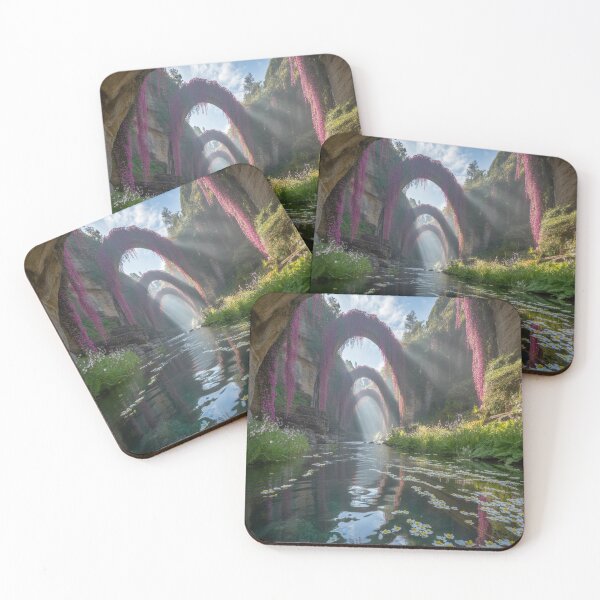 Item preview, Hidden valley with flowery vines designed and sold by SilentSpirits.
