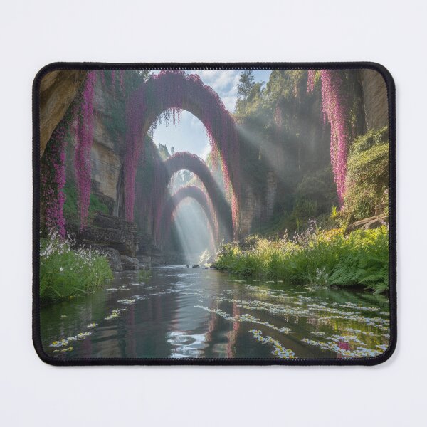 Item preview, Hidden valley with flowery vines designed and sold by SilentSpirits.